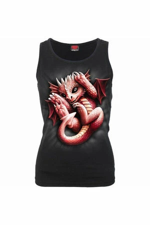 Spiral Whelp - Razor Back Top Black 3 Spiral Whelp - Razor Back Top Black