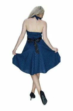 Dr Faust White Stars Navy Midi Dress - Kate 6 Dr Faust White Stars Navy Midi Dress - Kate -Burleska shop white stars navy midi dress kate dr faust 2 300x