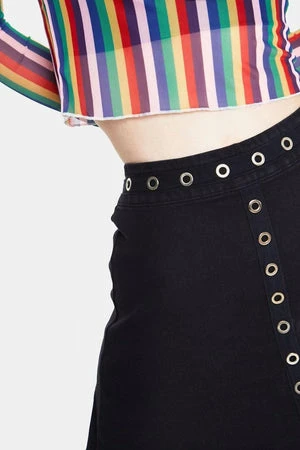 Jawbreaker Wild West Eyelet Skirt 6 Jawbreaker Wild West Eyelet Skirt - Image 4