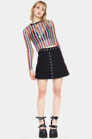 Jawbreaker Wild West Eyelet Skirt 7 Jawbreaker Wild West Eyelet Skirt - Image 5