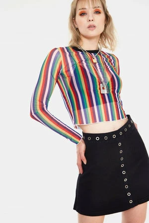 Jawbreaker Wild West Eyelet Skirt 3 Jawbreaker Wild West Eyelet Skirt