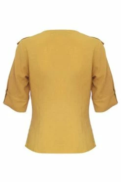 Voodoo Vixen Yan Blouse With Frill -Burleska shop yan blouse with frill voodoo vixen 5 300x