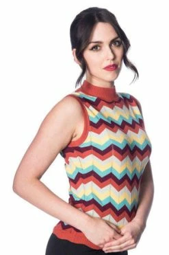 Banned Zadia Zig Zag Tank 12 Banned Zadia Zig Zag Tank -Burleska shop zadia zig zag tank banned 3 300x