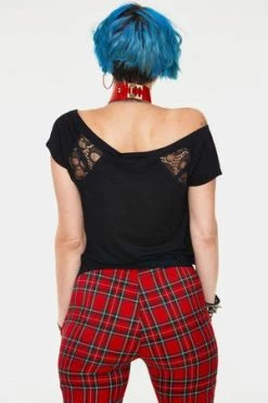 Jawbreaker Zombie Burger Lace Panel Top 8 Jawbreaker Zombie Burger Lace Panel Top -Burleska shop zombie burger lace panel top jawbreaker 2 300x