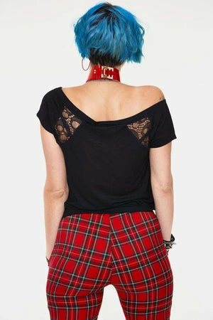 Jawbreaker Zombie Burger Lace Panel Top 4 Jawbreaker Zombie Burger Lace Panel Top - Image 2