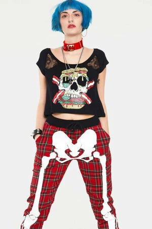 Jawbreaker Zombie Burger Lace Panel Top 5 Jawbreaker Zombie Burger Lace Panel Top - Image 3