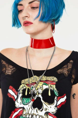 Jawbreaker Zombie Burger Lace Panel Top 7 Jawbreaker Zombie Burger Lace Panel Top - Image 5